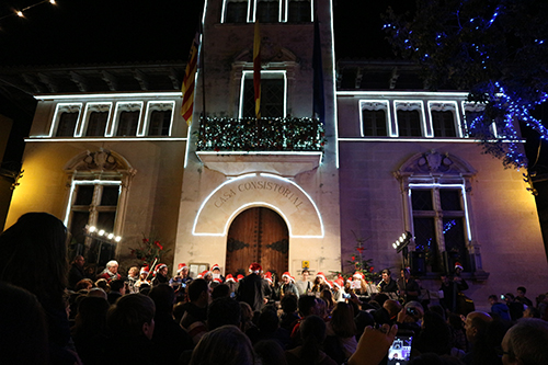 Encesa Dels Llums De Nadal